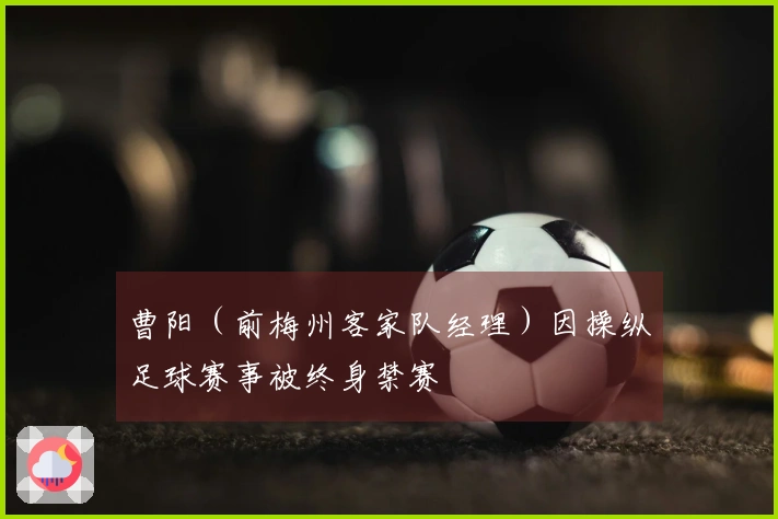 曹阳（前梅州客家队经理）因操纵足球赛事被终身禁赛